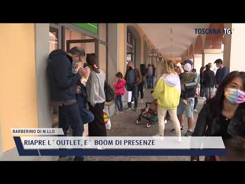 2021-05-22 BARBERINO DI M.LLO - RIAPRE L'OUTLET, E' BOOM DI PRESENZE