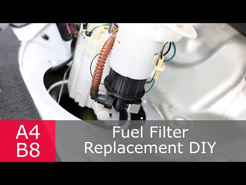 How to replace fuel filter | DIY Audi A4 B8 2.0 TFSI