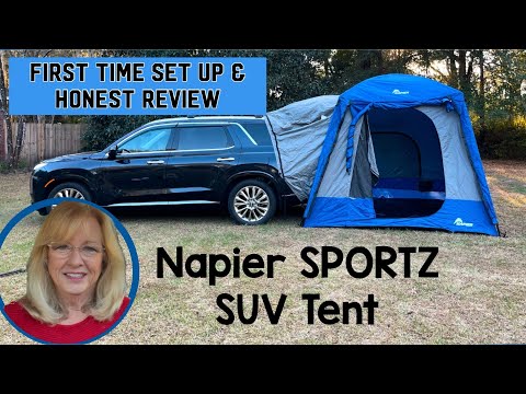 Honest Review of Napier SPORTZ SUV Tent & First Time Set Up (link in description)