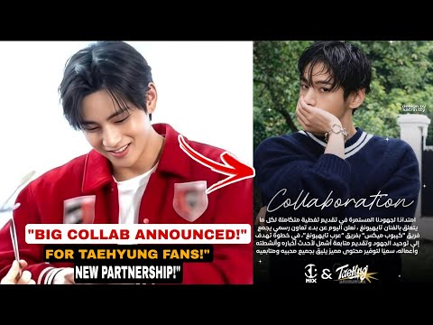 🔴\BIG ANNOUNCEMENT! Taehyung's Arab Fan Community Launches Exciting New Partnership!\