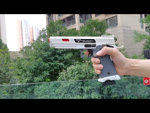 Combat Master 2011 Shell Ejection Soft Bullet Toy Gun 2022 - John Wick 3 Pistol