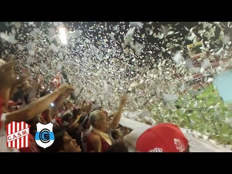 "Recibimiento de San Martín de Tucumán VS Gimnasia y Esgrima (J)" Barra: La Banda del Camion • Club: San Martín de Tucumán