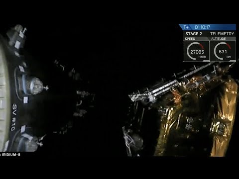 Iridium-8 satellites deployment