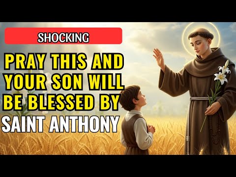 PRAYER FOR YOUR SON A Powerful Miracle to Saint Anthony of Padua for Healing, Protection & Success
