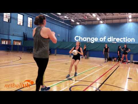 Preseason Netball Drill #1 Using Flat Space Markers