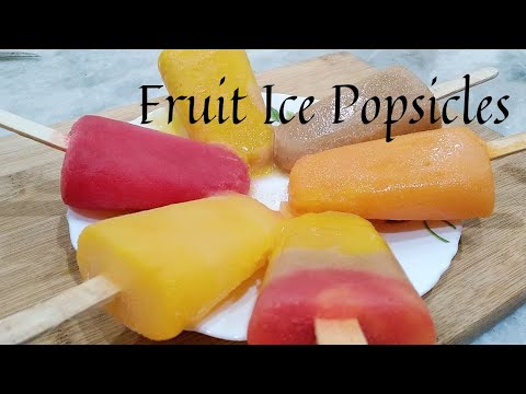 Fruit Ice Popsicles | Homemade Fruit Ice Candies | How to make Ice Pops | Food Creatives