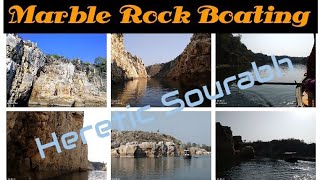 preview picture of video 'Marble Rock Boating Bhedaghat | Jabalpur | Bullet Ride | भेदघाट जबलपुर | MP Tourism | Commentary'