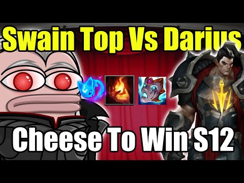 Swain Top Vs Darius Cheese To Win! Dominating A Darius So Hard He Needs A Rengar Camp