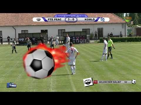 PTE PEAC PANNON ÁSVÁNY - SPORT36 KOMLÓI BÁNYÁSZ 6 - 0 (4 - 0)
