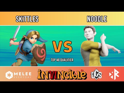 Invincible VI - Top 48 Qualifier - skittles(Young Link) Vs. NOODLE(Wii Fit Trainer)