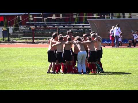 Kuchar: Górnik Łęczyca - Ostrovia Ostrowy 1:0 - radość po meczu.