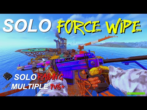 The 12,000 Hour SOLO FORCE WIPE EXPERIENCE - Rust Movie