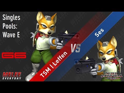 Genesis 6 - TSM | Leffen (Fox) vs. Ses (Fox) - SSBM - Singles Pools