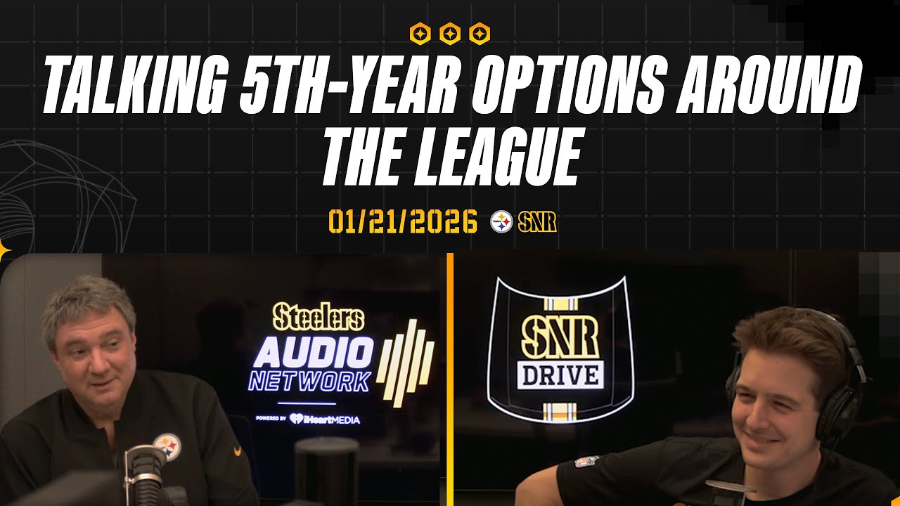 Talking 5th-Year Options Around The League | SNR Drive (Jan.21) | Pittsburgh Steelers
