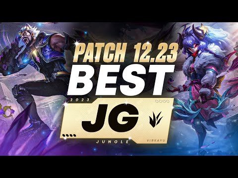 The BEST Junglers For Season 13 On Patch 12.23! | All Ranks Tier List League of Legends