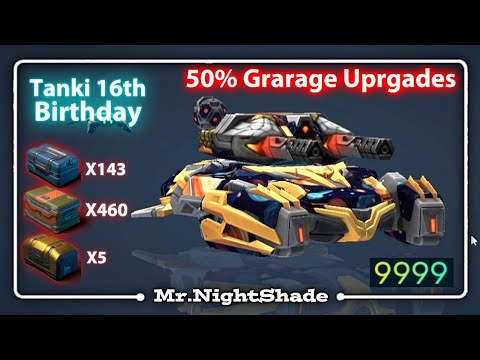 Opening 460 Ultra Containers & 5 Skin Container | Huge 50% Sale | Tanki Online 16th Birthday