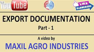 How to do Export documentation - Rice mill, 1121 basmati rice, parboiled rice
