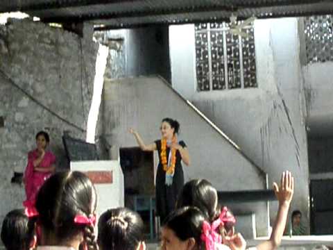 Noa Vax in Body Percussion Lesson-Ajmer, India.