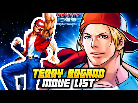 TERRY BOGARD MOVE LIST - The King of Fighters 2002 Unlimited Match (KOF2002)