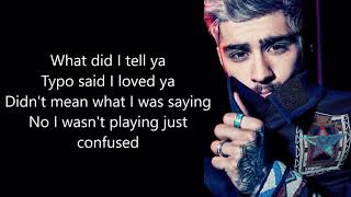 ZAYN - Fingers (lyrics)