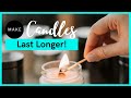 How to get candles to last longer! #shorts #lifehacks #homehacks #life #lifeskills #home #diy #hack