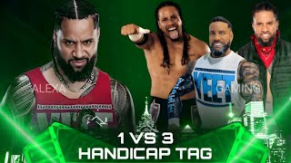 WWE 2K25 - Jimmy VS Jey Uso 10' Jey Uso 17' & Elite Jey Uso - Handicap TAG | WWE