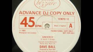 Dave Ball -  Man in the Man (Promo Version)
