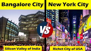 Bangalore VS New York City Comparison in Hindi | NYC VS Bengaluru Cost of Living Comparison