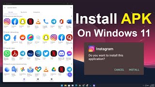 How to Install APK files on Windows 11 PC (Sideload Android Apps on PC)