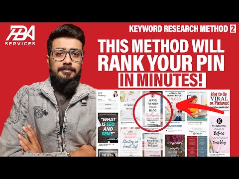 How To Do Keyword Research For Pinterest | Pinterest Keyword Research Tool | HBA Services