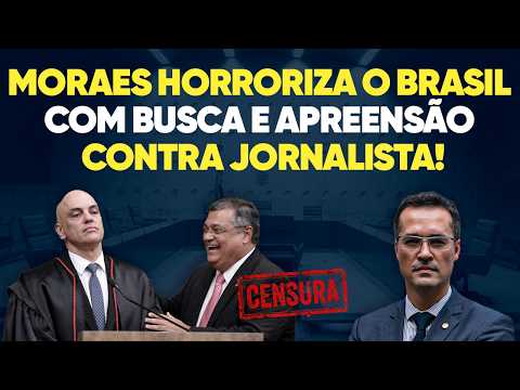 Moraes faz busca e apreensão contra jornalista que criticou Flávio Dino!
