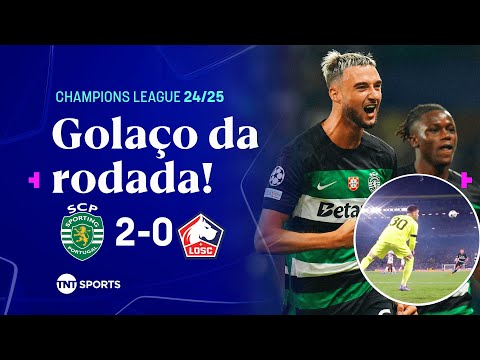 Gols e lances de Sporting x Lille