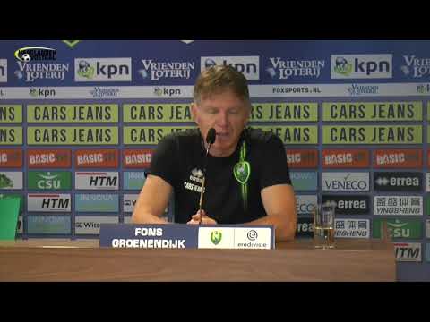 Fons Groenendijk voor ADO  Den Haag - Feyenoord (21-12-2018)