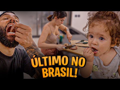 NOSSO ÚLTIMO CHURRASCO NO BRASIL ANTES DE IR EMBORA!
