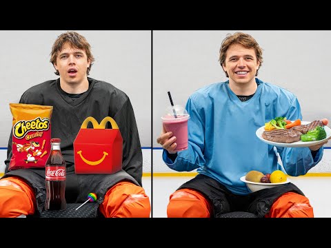 Junk Food vs Healthy Food Before a Game