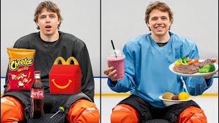 Junk Food vs Healthy Food Before a Game