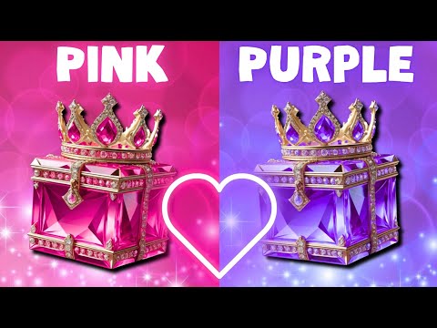 Choose One Crystal Box ~💖 Pink or 💜 Purple? 🎁✨