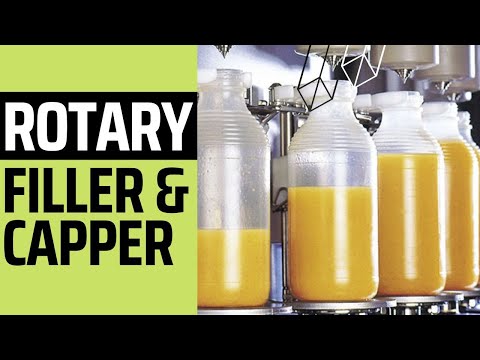 Rotary filler & capper for fruit juice