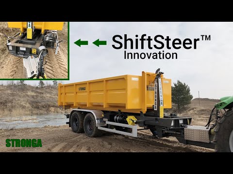 Stronga ShiftSteer™; Hooklift Trailer Drawbar Innovation