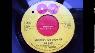 stevie wonder - nothing's too good for my baby