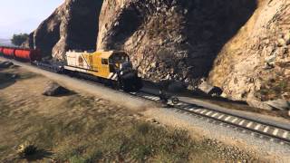GTA 5; Sanchez VS Train