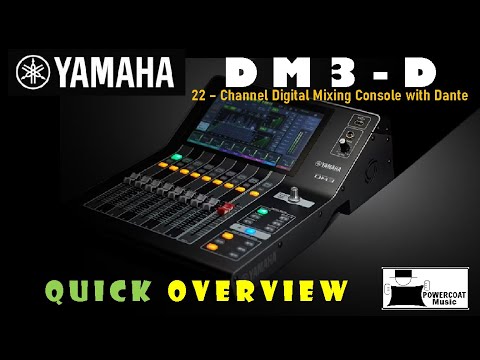 Yamaha DM3 Dante digital mixer