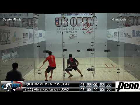 2017 US OPEN: Singles Quarterfinals: Daniel De La Rosa vs. Alex Landa