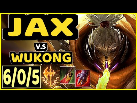 LINDARANG (JAX) vs WUKONG - 6/0/5 KDA TOP GAMEPLAY - KR Ranked GRANDMASTER
