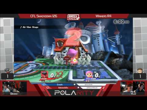 CFL Smackdown 126 WiiU - Brand (ROB) vs YLD (Villager) - Winners R4