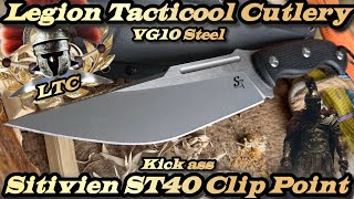 Sitivien ST40 Clip Point in VG10 Steel.  https://amzn.to/45iBIZF