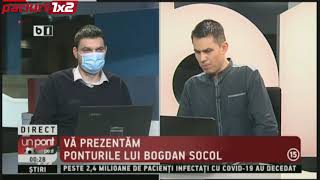 PONTURILE LUI BOGDAN SOCOL: 3 selectii pentru weekend, in cote cuprinse intre 1.66 si 2.00!