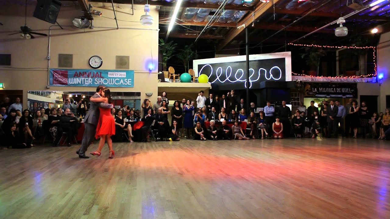 Johana Copes and Jaimes Friedgen at Allegro Ballroom, Emeryville, CA