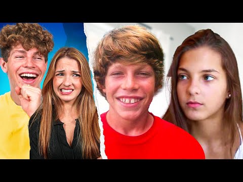 Reacting To Our Old YouTube Videos | Ben Azelart & Lexi Rivera
