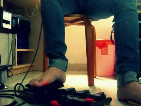 BOSS ME25 lopper and wah pedal testing